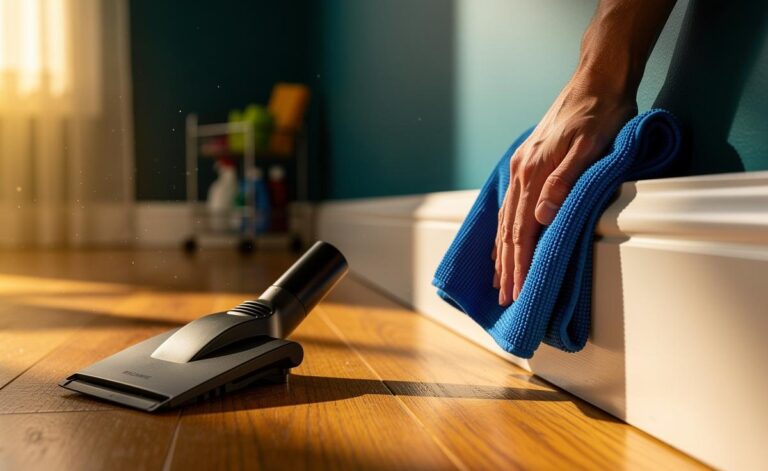 Come Tenere Puliti i Battiscopa Senza Perdite di Tempo