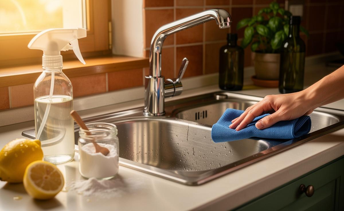 Pulizia Naturale dei Lavelli in Acciaio: Consigli per Cucine Italiane