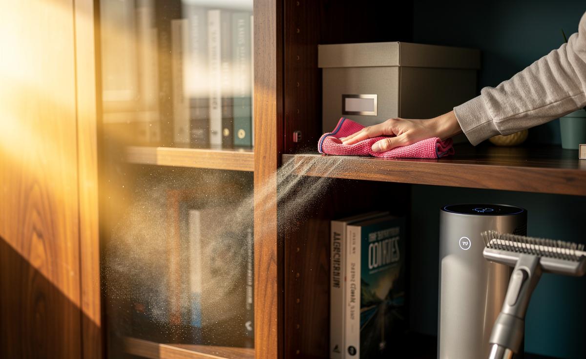 Strategie per Ridurre la Polvere sui Librerie di Casa