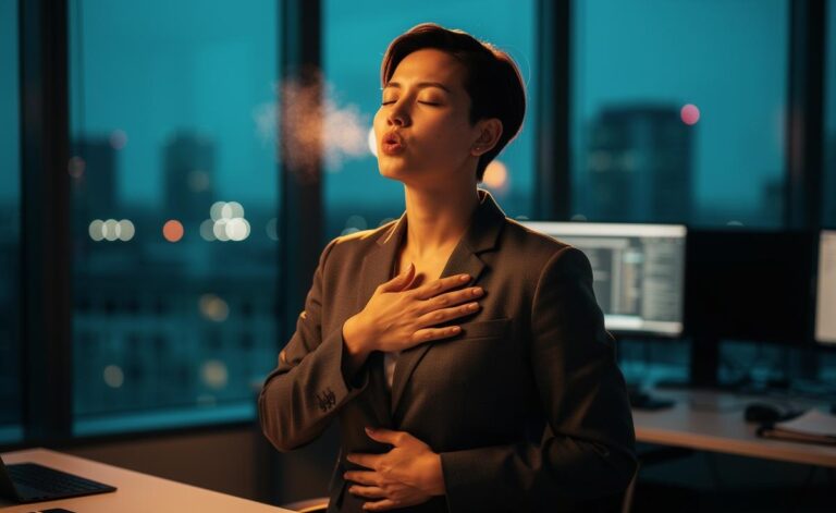 Un respiro guidato di pochi secondi che può liberare la mente all’istante